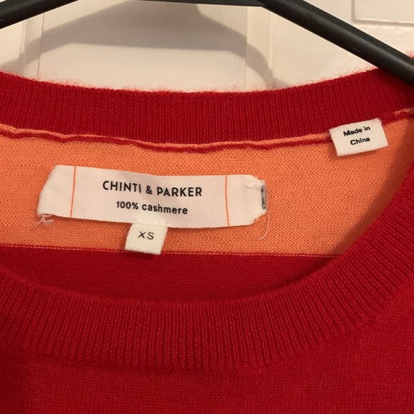 Chinti & Parke Multicolor Striped Cashmere Sweater - Picture 3 of 4